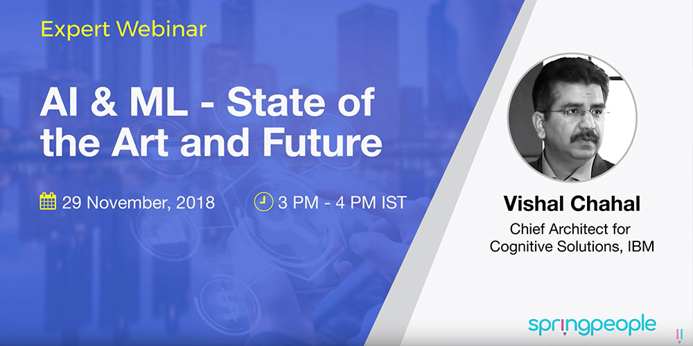 AI & ML State of the art and future